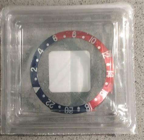 lunetta rolex b315-16700-16-a1|ROLEX PEPSI Genuine BEZEL INSERT FOR GMT BRAND .